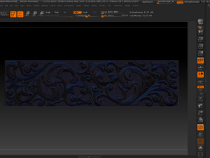 3d stl models cnc router - carved decor 3D Принт Модель