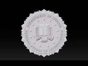fbi seal - 3d badges 3D Print Model