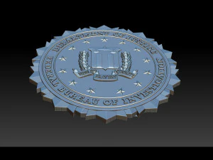 fbi seal - 3d badges 3D Print Model