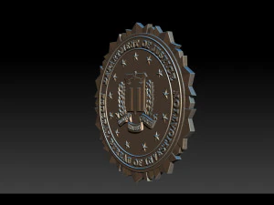 fbi seal - 3d badges 3D Print Model