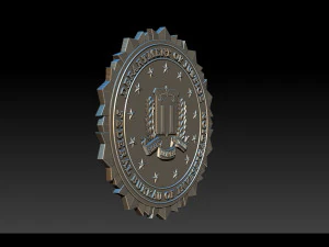 fbi seal - 3d badges 3D Print Model