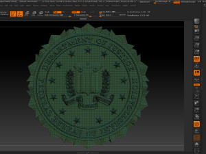 fbi seal - 3d badges Modelo de Impressão 3D