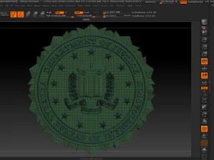 fbi seal - 3d badges 3D Print Model