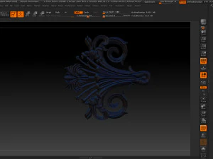 3d stl models cnc router - carved decor 3D Print Model