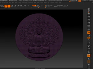 pendant buddha - stl- obj and ztl 3D Print Model
