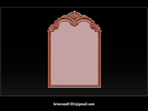 mirror classical carved frame Modèles 3D en vedette