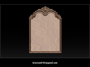mirror classical carved frame Modèles 3D en vedette