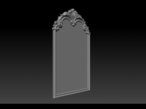 mirror classical carved frame Modèles 3D en vedette