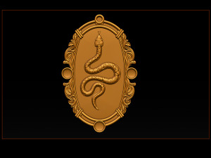 snake silver and pendant jewelry - 3d stl models cnc router 3D Baskı Modeli