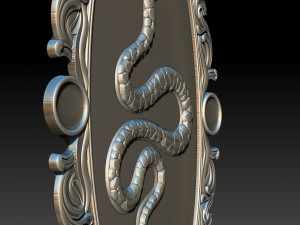 snake silver and pendant jewelry - 3d stl models cnc router 3D Baskı Modeli