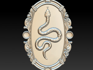 snake silver and pendant jewelry - 3d stl models cnc router 3D Baskı Modeli