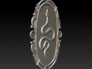 snake silver and pendant jewelry - 3d stl models cnc router 3D Baskı Modeli