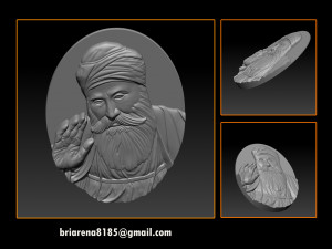 guru nanak for cnc router 3D 打印模型
