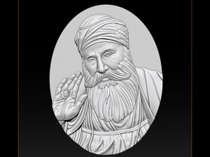guru nanak for cnc router 3D 打印模型