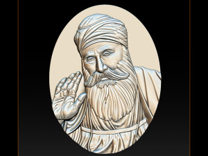 guru nanak for cnc router 3D 打印模型