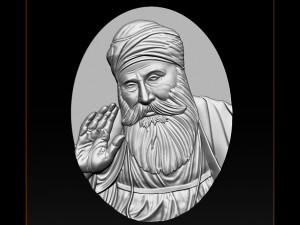 guru nanak for cnc router 3D 打印模型