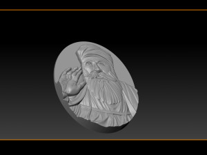 guru nanak for cnc router 3D 打印模型
