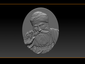 guru nanak for cnc router 3D 打印模型