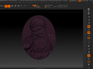 guru nanak for cnc router 3D Print Model