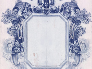mirror classical carved frame 3Dプリントモデル