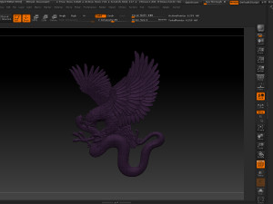 eagle and snake pendant jewelry Modello di stampa 3D