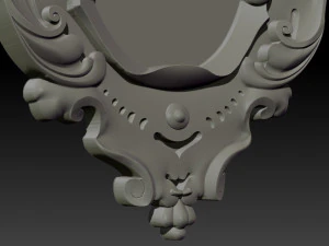 mirror frame 3d - cnc machine - 3d cnc - 3d cnc 3D Print Model