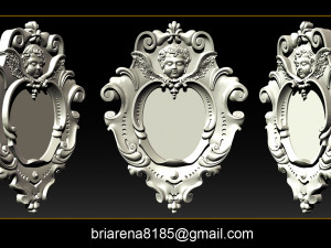 mirror frame 3d - cnc machine - 3d cnc - 3d cnc 3D 프린트 모델