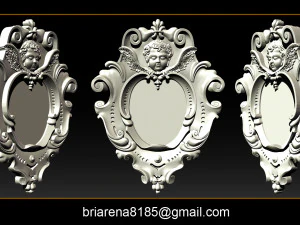 ミラー フレーム 3D - CNC マシン - 3D CNC - 3D CNC 3Dプリントモデル