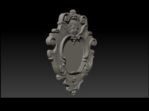 mirror frame 3d - cnc machine - 3d cnc - 3d cnc 3D 打印模型