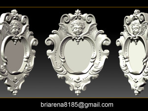 mirror frame 3d - cnc machine - 3d cnc - 3d cnc 3D 打印模型