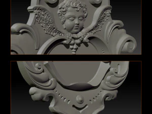 mirror frame 3d - cnc machine - 3d cnc - 3d cnc 3D Print Model