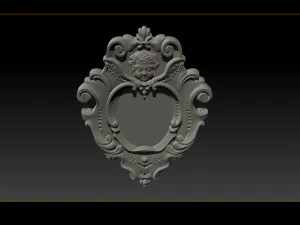 mirror frame 3d - cnc machine - 3d cnc - 3d cnc 3D Print Model