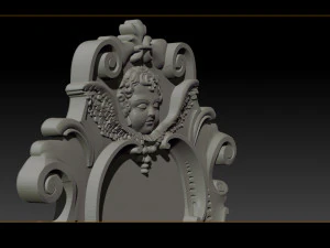 mirror frame 3d - cnc machine - 3d cnc - 3d cnc 3D Print Model