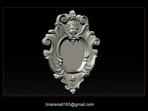 mirror frame 3d - cnc machine - 3d cnc - 3d cnc 3D 打印模型