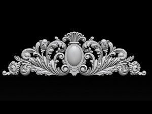 baroque ornaments model 3D Принт Модель