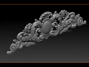baroque ornaments model 3D Print Model