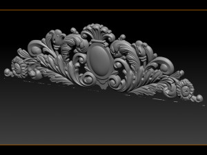 baroque ornaments model 3D Принт Модель