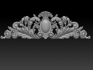 baroque ornaments model 3D Принт Модель