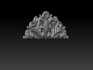 baroque ornaments model 3D Принт Модель