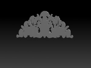 baroque ornaments model 3D Принт Модель