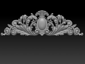 baroque ornaments model 3D Принт Модель