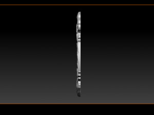 classical nameplate frame - mirror Modelo de impresión 3D