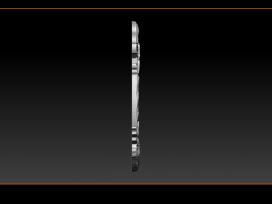 classical nameplate frame - mirror Modelo de impresión 3D