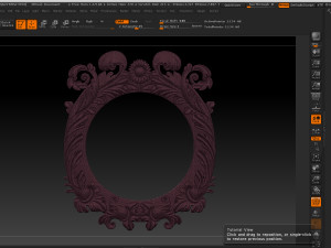 classical nameplate frame - mirror Modelo de impresión 3D