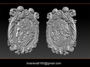 romancoin frame 3D Print Model
