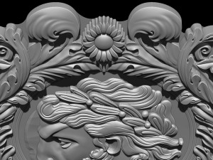 romancoin frame 3D Print Model