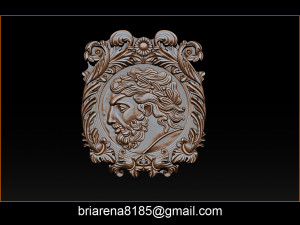 romancoin frame 3D Print Model
