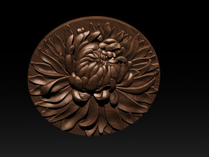 chrysanthemum pendant jewelry 3Dプリントモデル