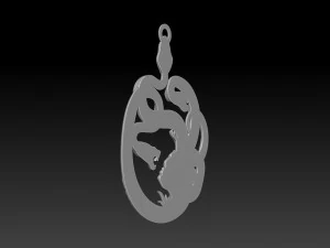 gorgon medusa pendant 3D Print Model