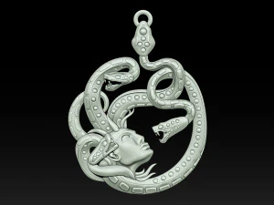 gorgon medusa pendant 3D Print Model